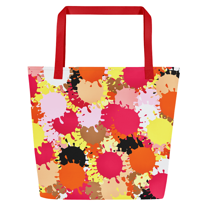 Vibrant Splatter Circles All-Over Tote product image (1)
