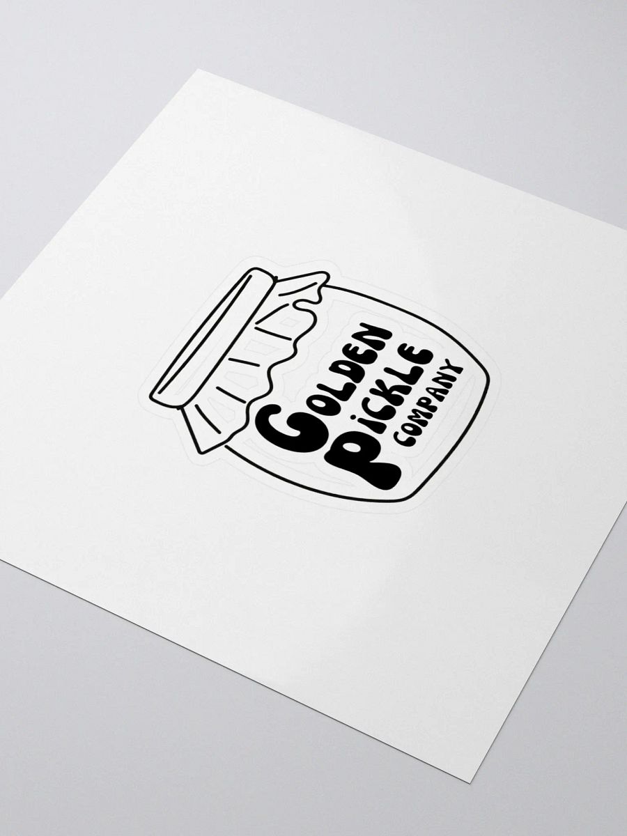 Golden Pickle Jar Logo Kiss Cut Stickers product image (3)