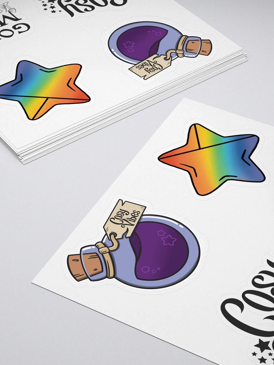 Cosy Vibes Sticker Sheet - 5" x 5" product image (4)