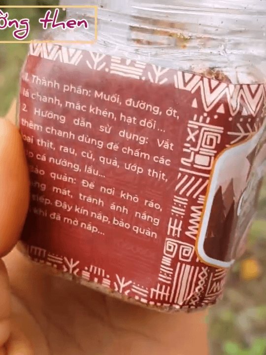 Muối Chẩm Chéo Khô Tây Bắc 500G (HŨ SIÊU TO) Chẳm Chéo Mường Then Đặc Biệt Thơm Lừng product image (1)