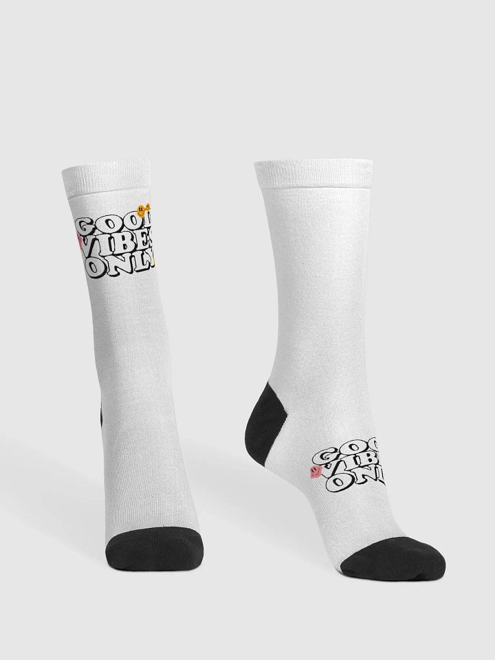 Good Vibes Only™ Men’s Crew Socks product image (2)