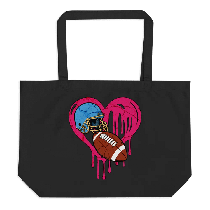 Heart Football Love Tote product image (1)