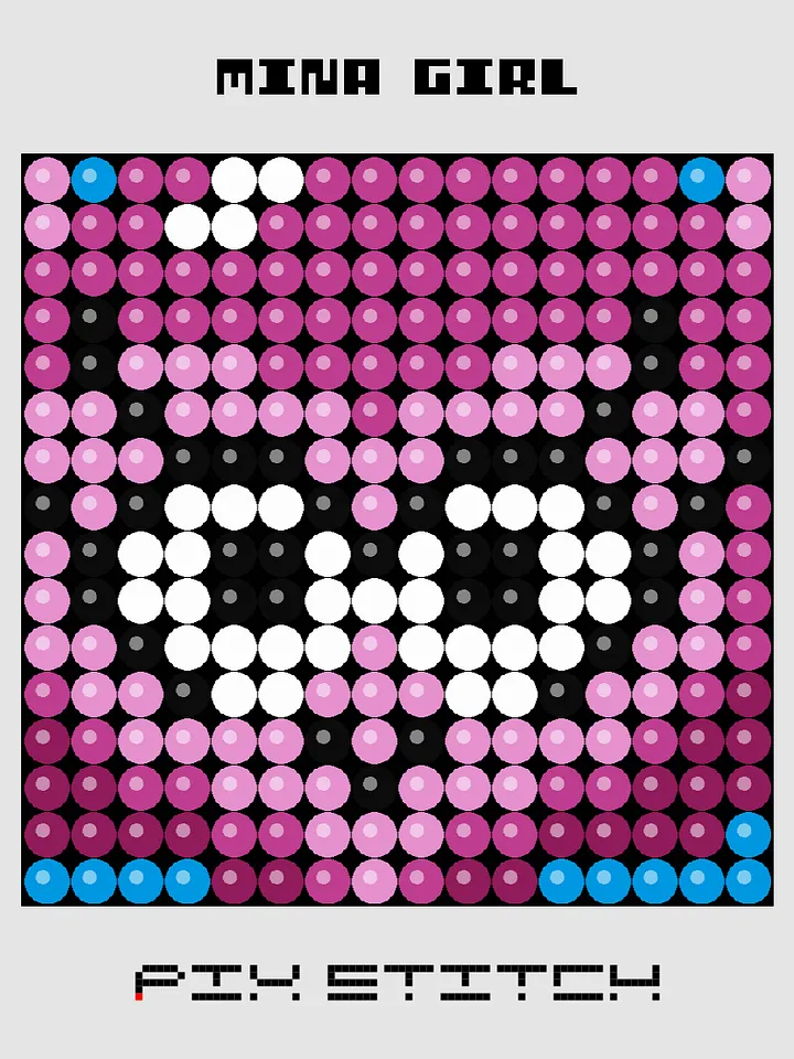 Mina Girl Pixel Art product image (1)