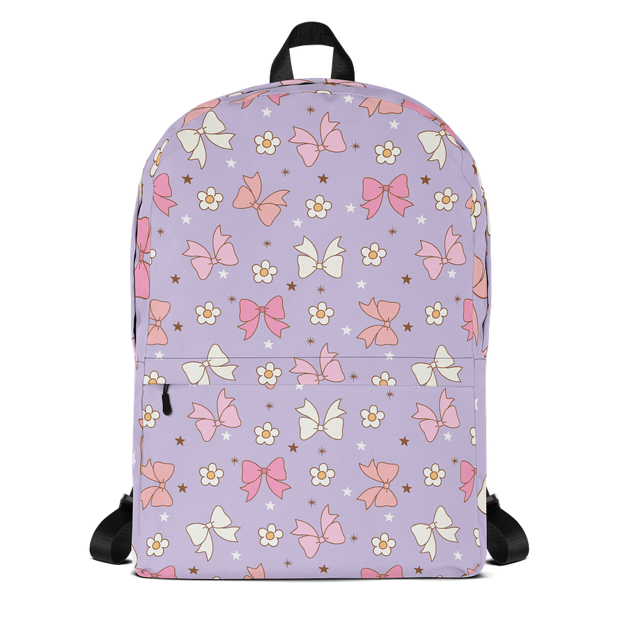 Pastel Bows and Flowers All-Over Print Backpack product image (1)