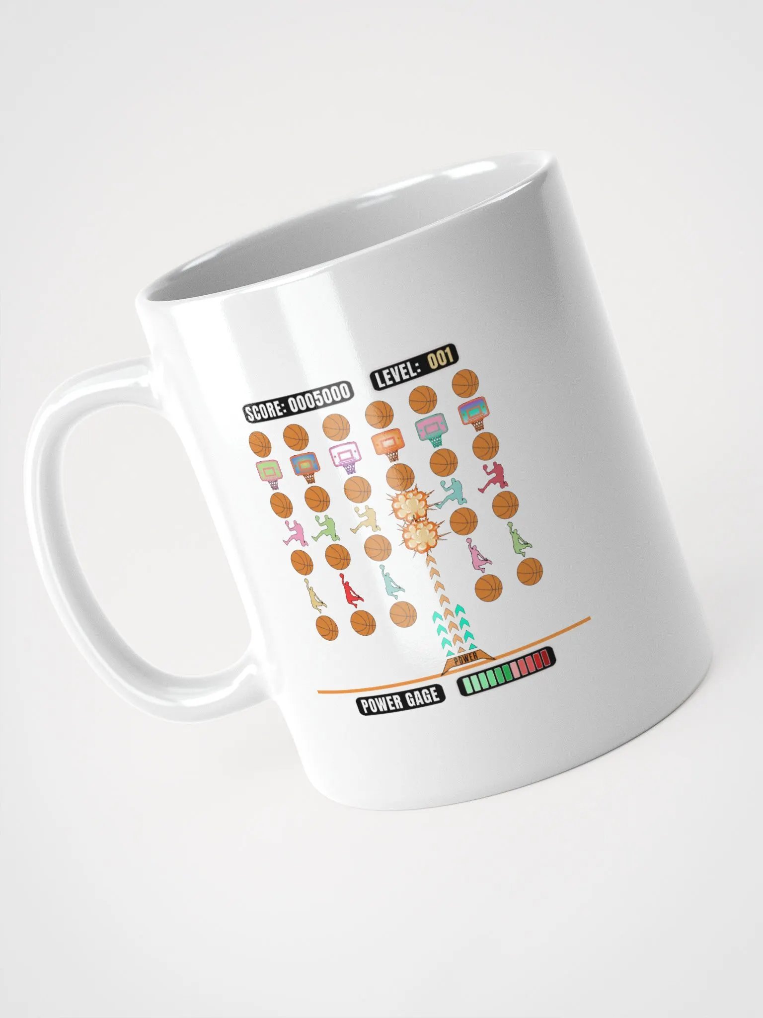 Space Gamer Basketball Hoops Fever Mug product image (2)