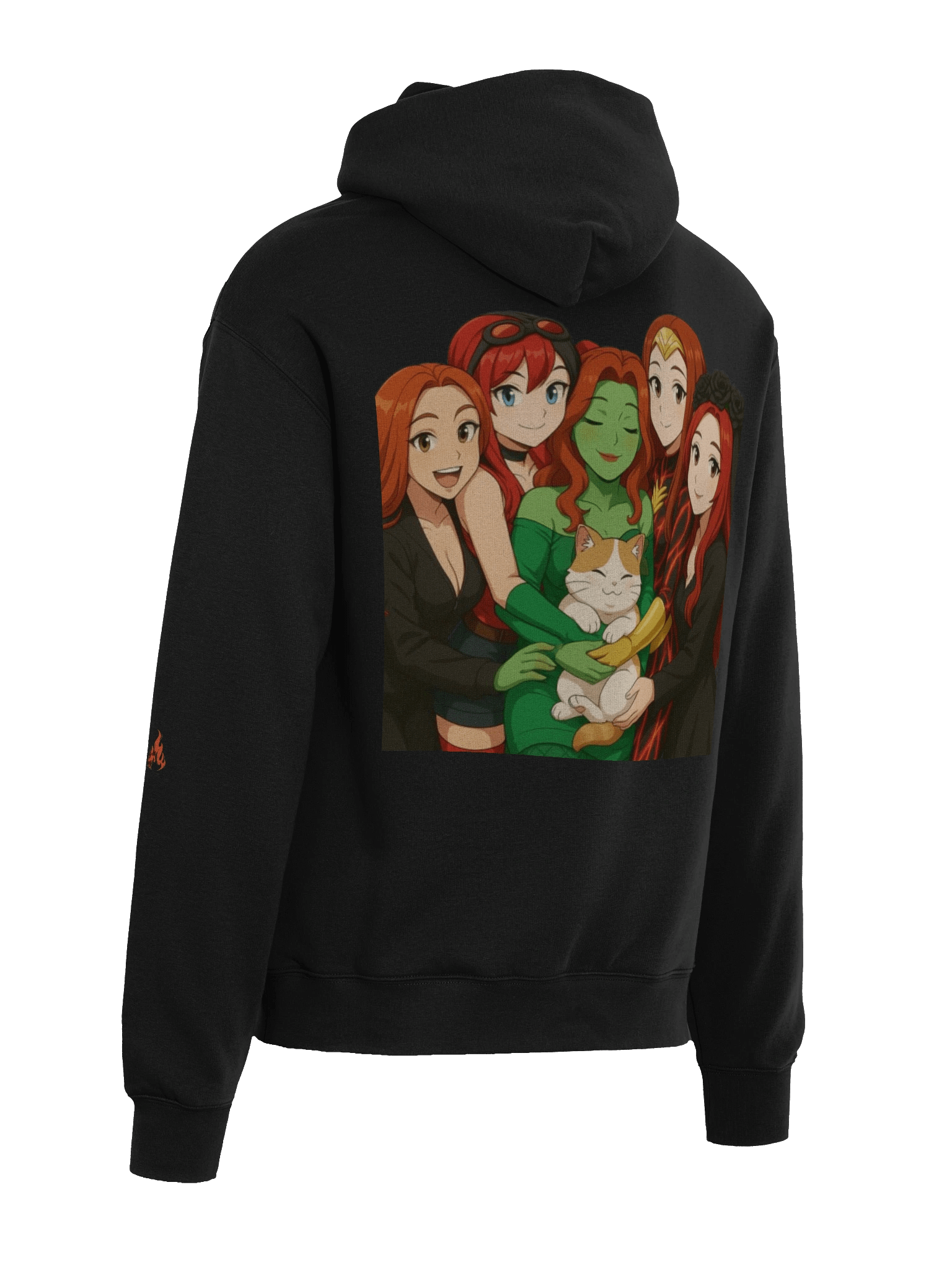 Red's cat Unisex Oversized Hoodie product image (6)