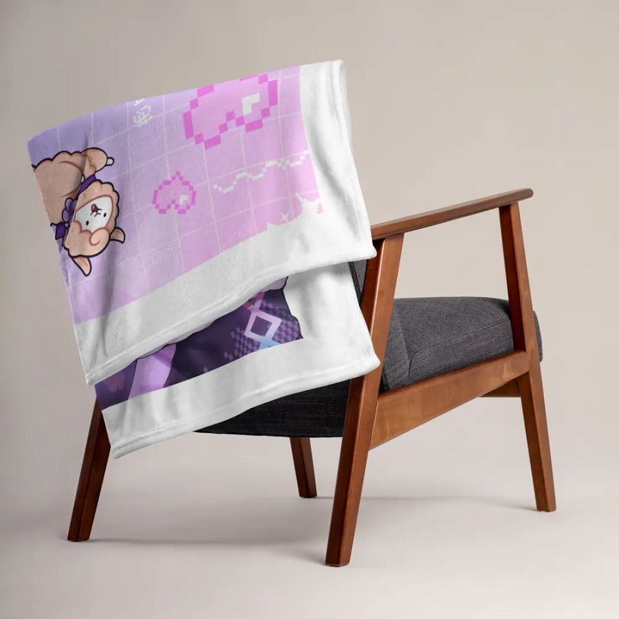 Kozii Alpaca VTuber Throw Blanket product image (9)
