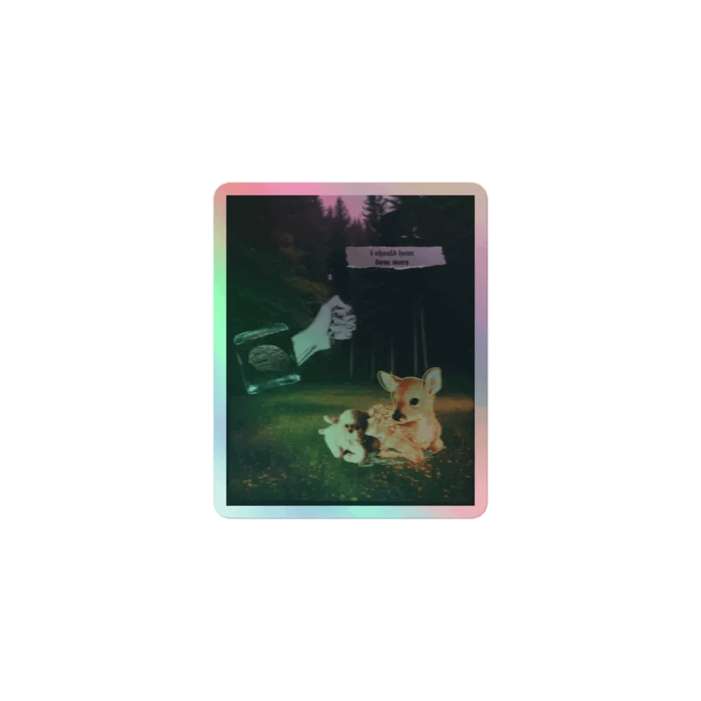 Fight Flight Freeze Fawn Holographic Sticker product image (1)