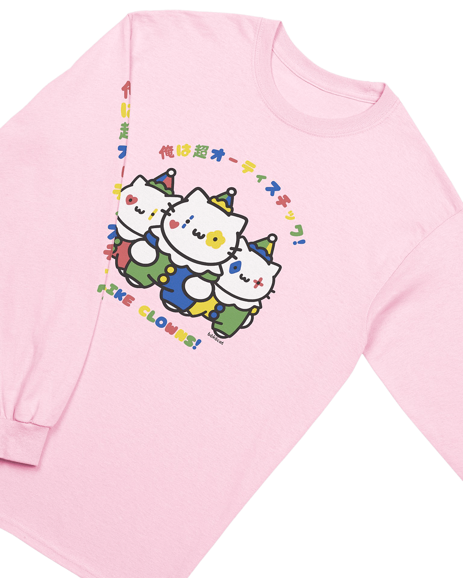 🤡𝗜 𝗟𝗜𝗞𝗘 𝗖𝗟𝗢𝗪𝗡𝗦 longsleeve product image (2)