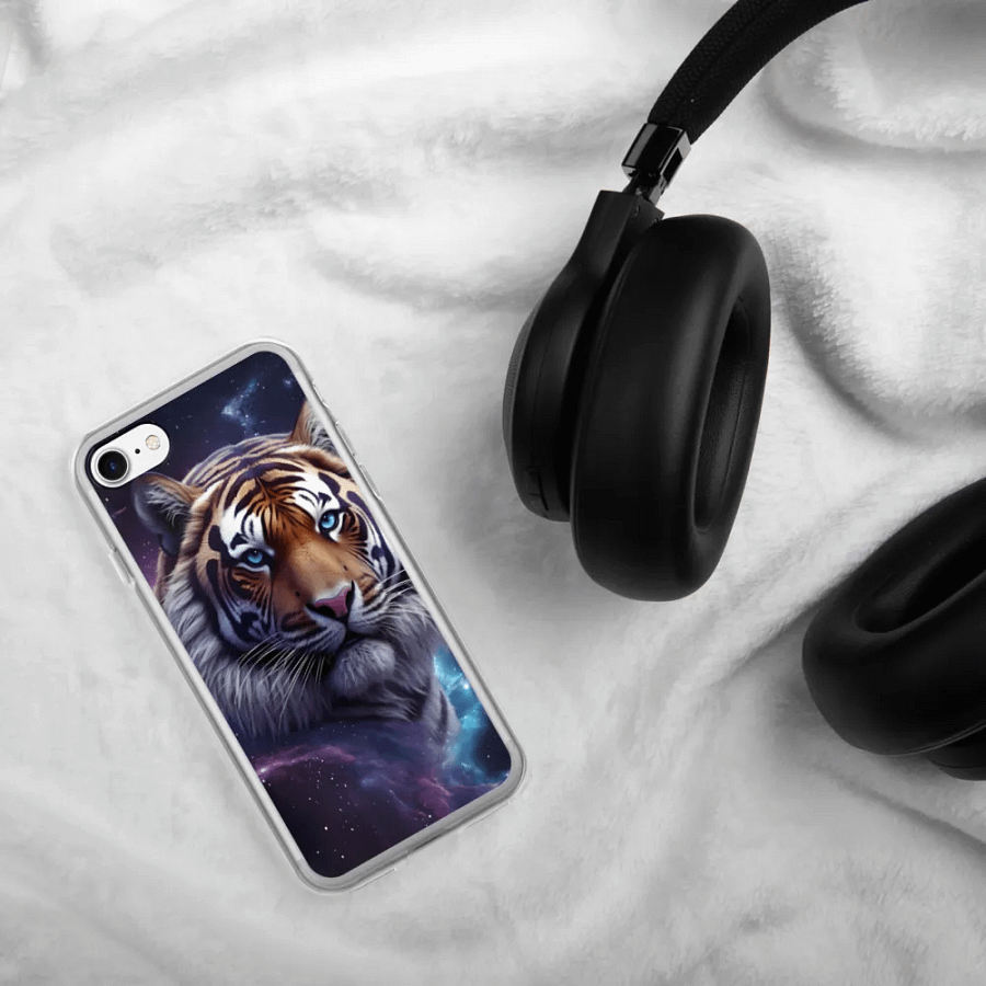 Cosmic Tiger iPhone Clear Case product image (4)