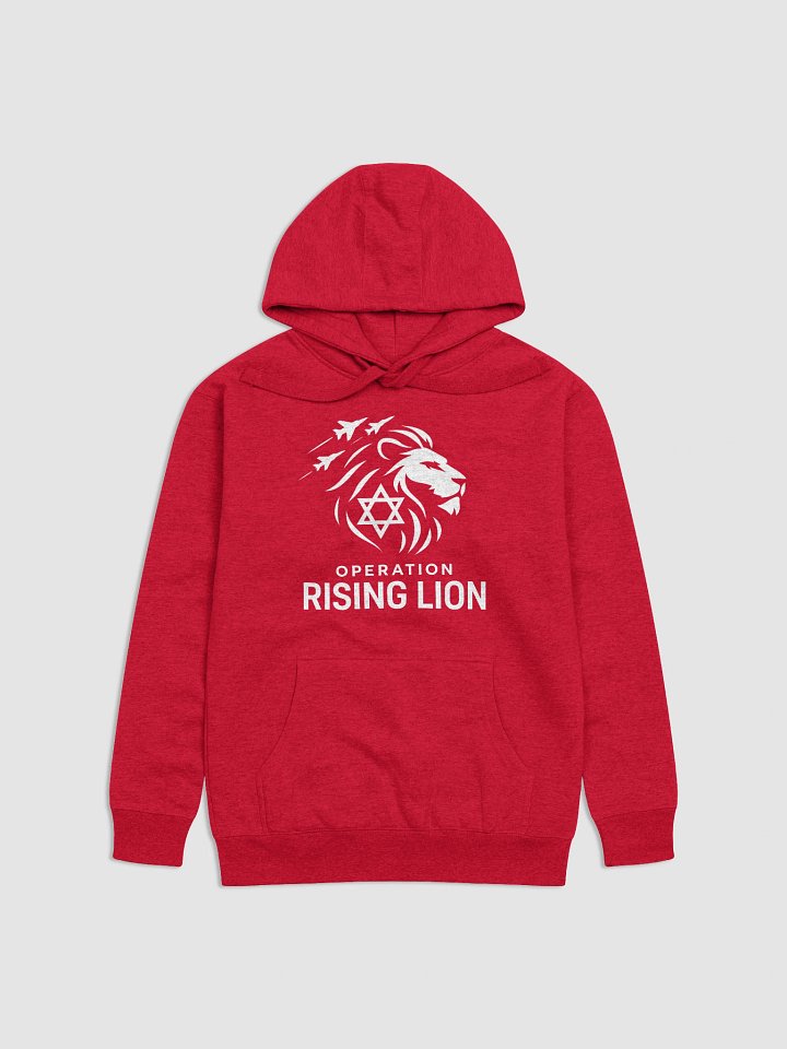 "OPERATION RISING LION" (WHITE EMBLEM) Hoodie product image (7)