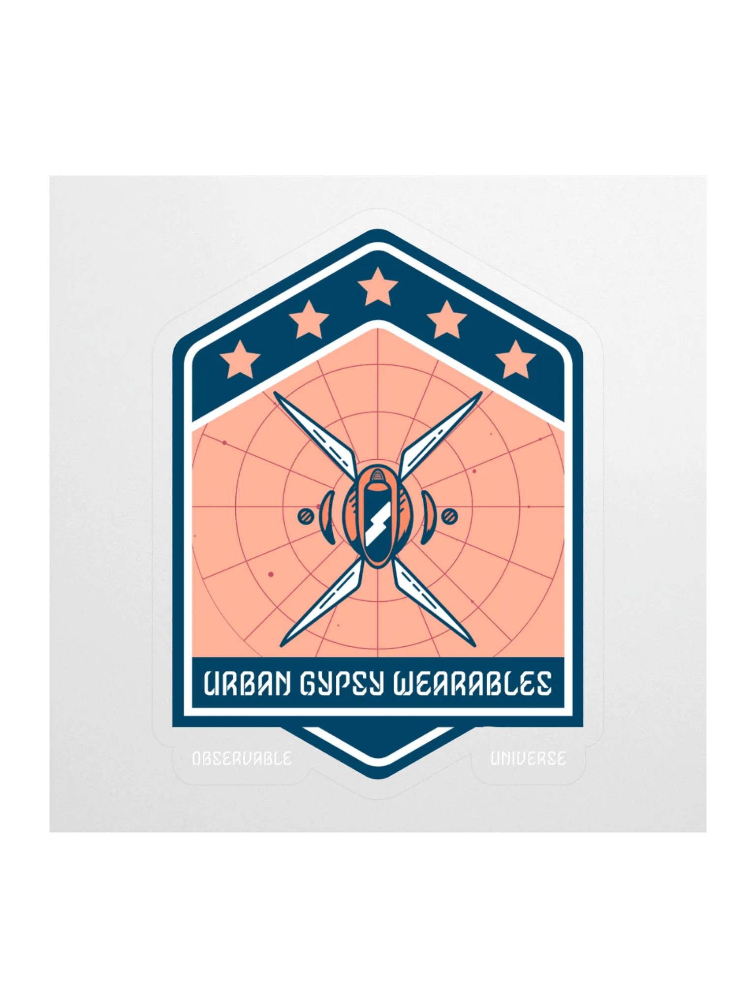Observable Universe Emblem Sticker product image (1)