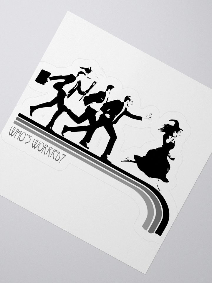 Who's Worried Kiss Cut Stickers product image (4)