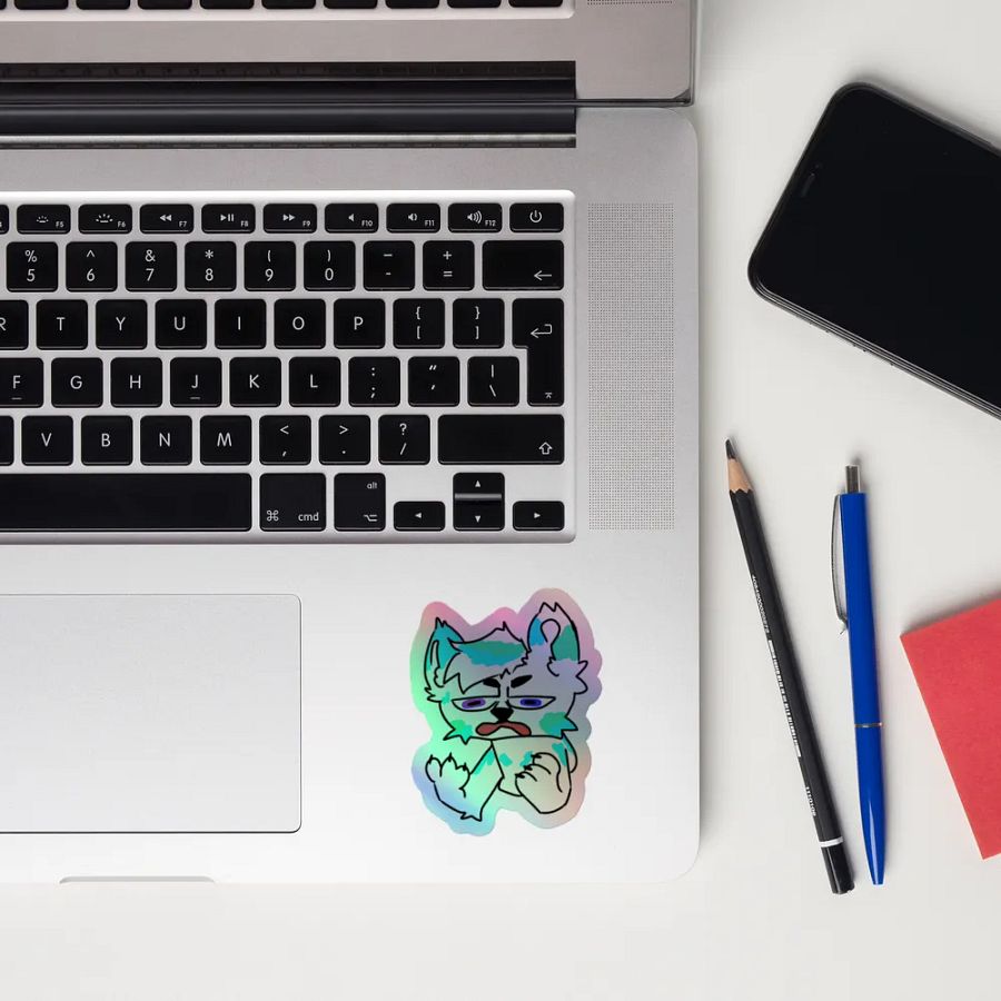 Fisk WTF Holographic Sticker product image (10)