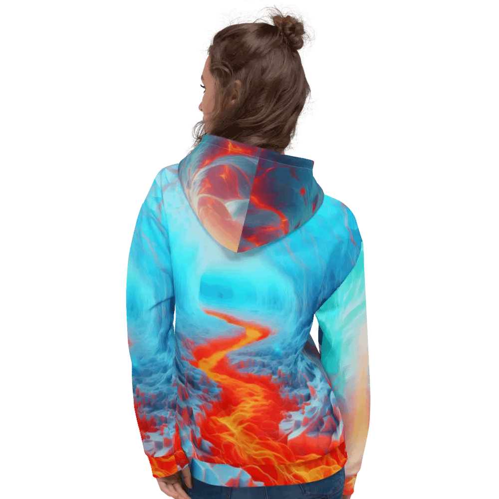 Fire and Ice - Molten Lava Meets Ice #4 product image (9)