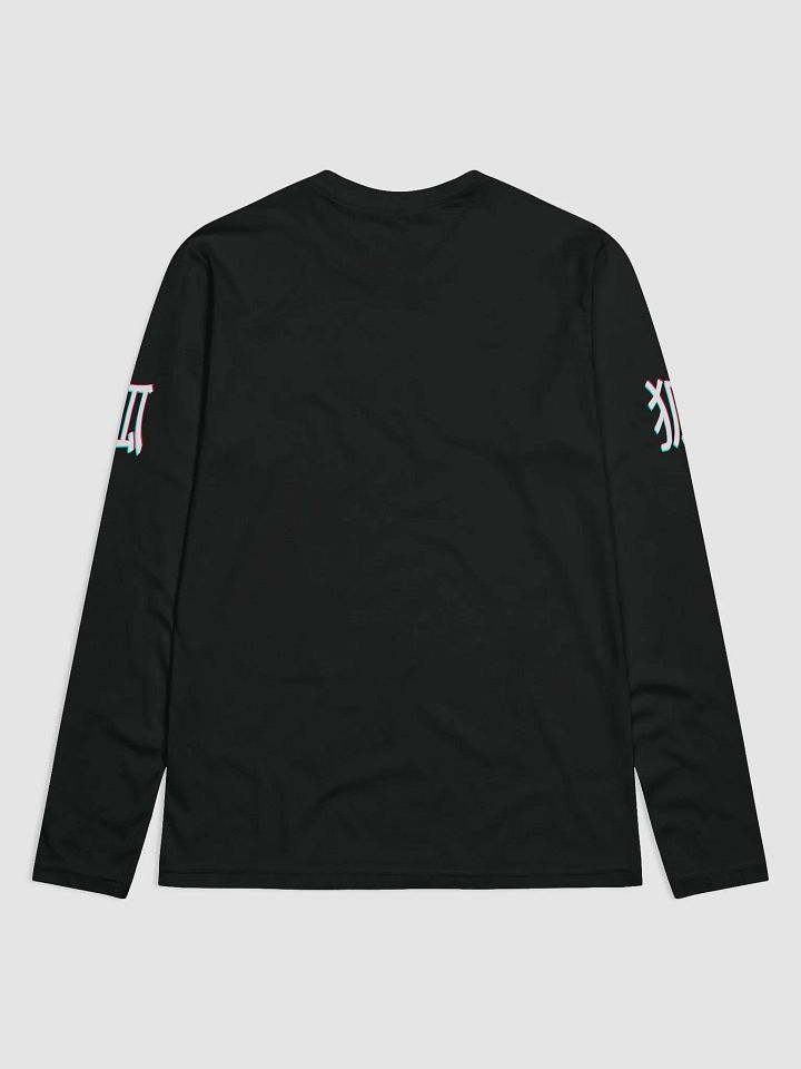 狐 3D Trippy Fox Lineless Long Sleeve Crew product image (4)