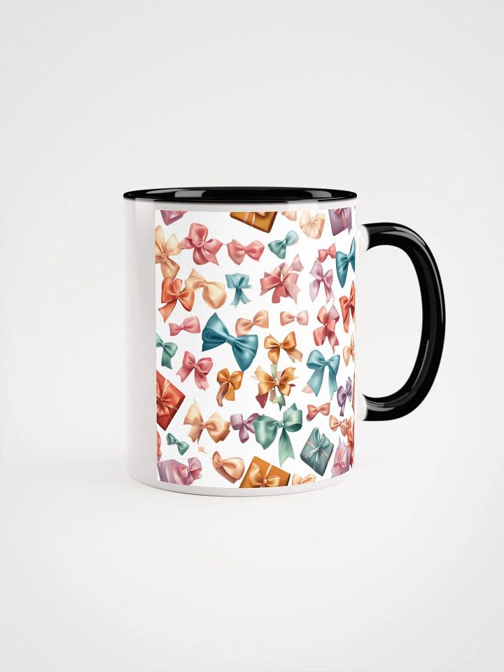 Ceramic Mug Colorful Bows with Color Inside product image (1)