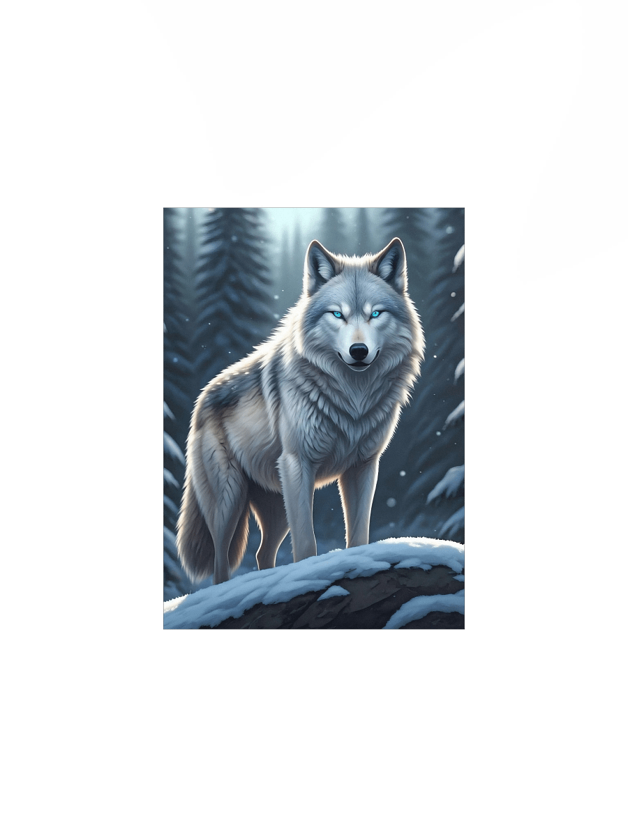 Winter's Watcher - The Wolf Poster product image (2)