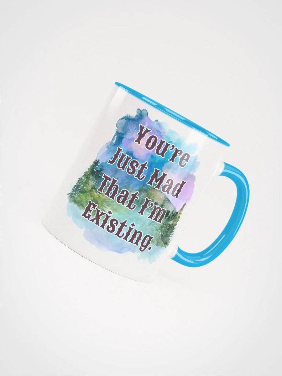 I'm Existing Ceramic Mug with Color Inside product image (4)