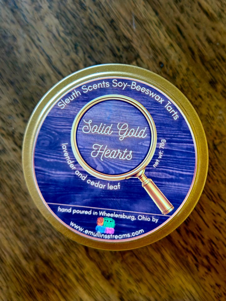 Solid Gold Hearts Wax Melts product image (1)