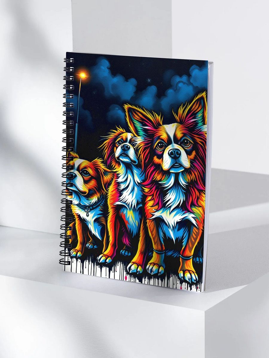 Vibrant Dogs Spiral Notebook product image (4)