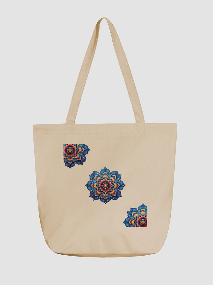 Mandala art design eco friendly tote bag product image (1)