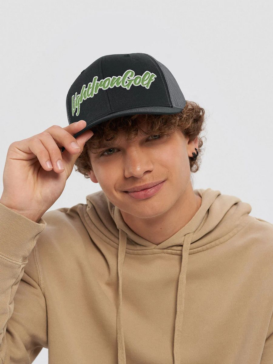 Light Iron Golf Snap Back Hat product image (6)