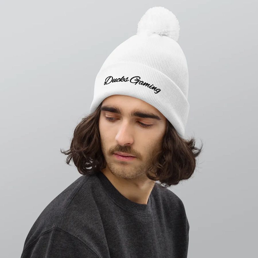 Ducks Gaming Beanie Black Lettering product image (4)