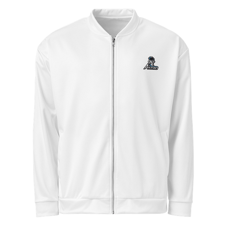 Astro Unisex All-Over Print Bomber Jacket - White, Cosmic Design, Midweight product image (1)