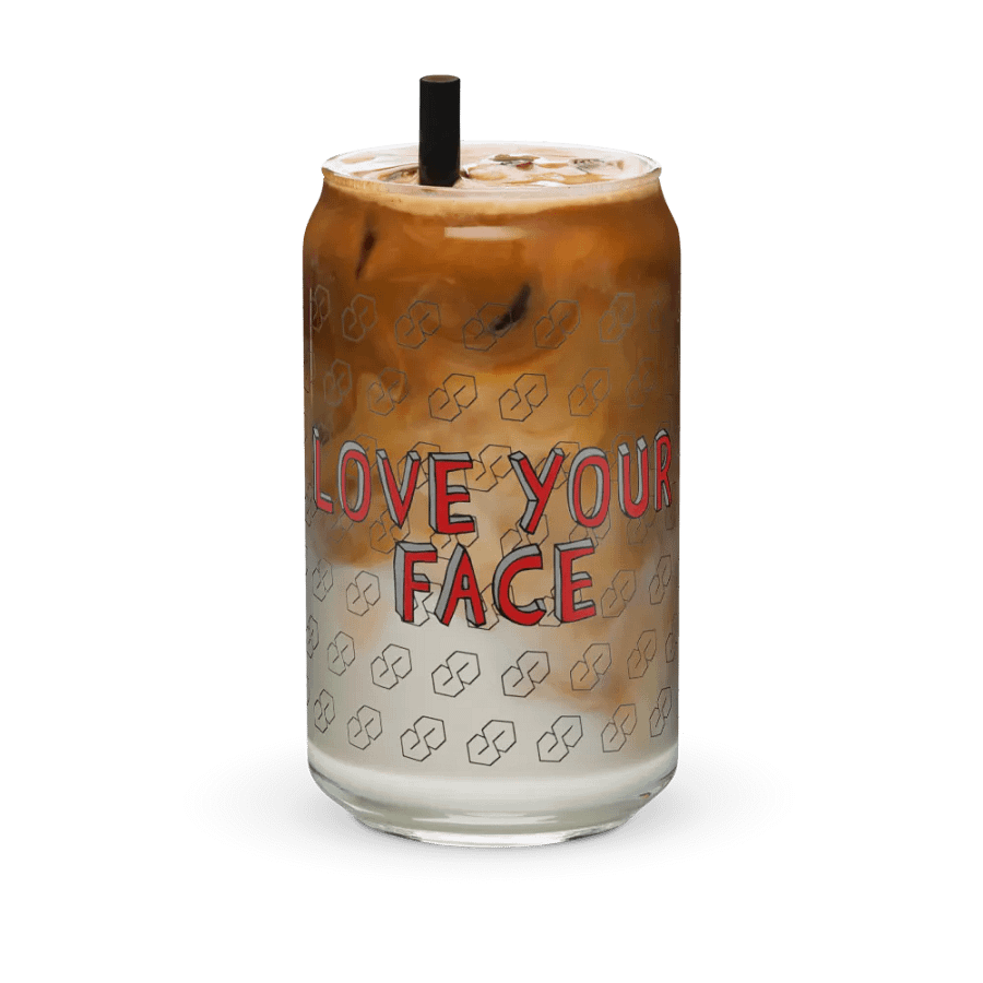 Love Your Face Can-Shaped Glass product image (36)