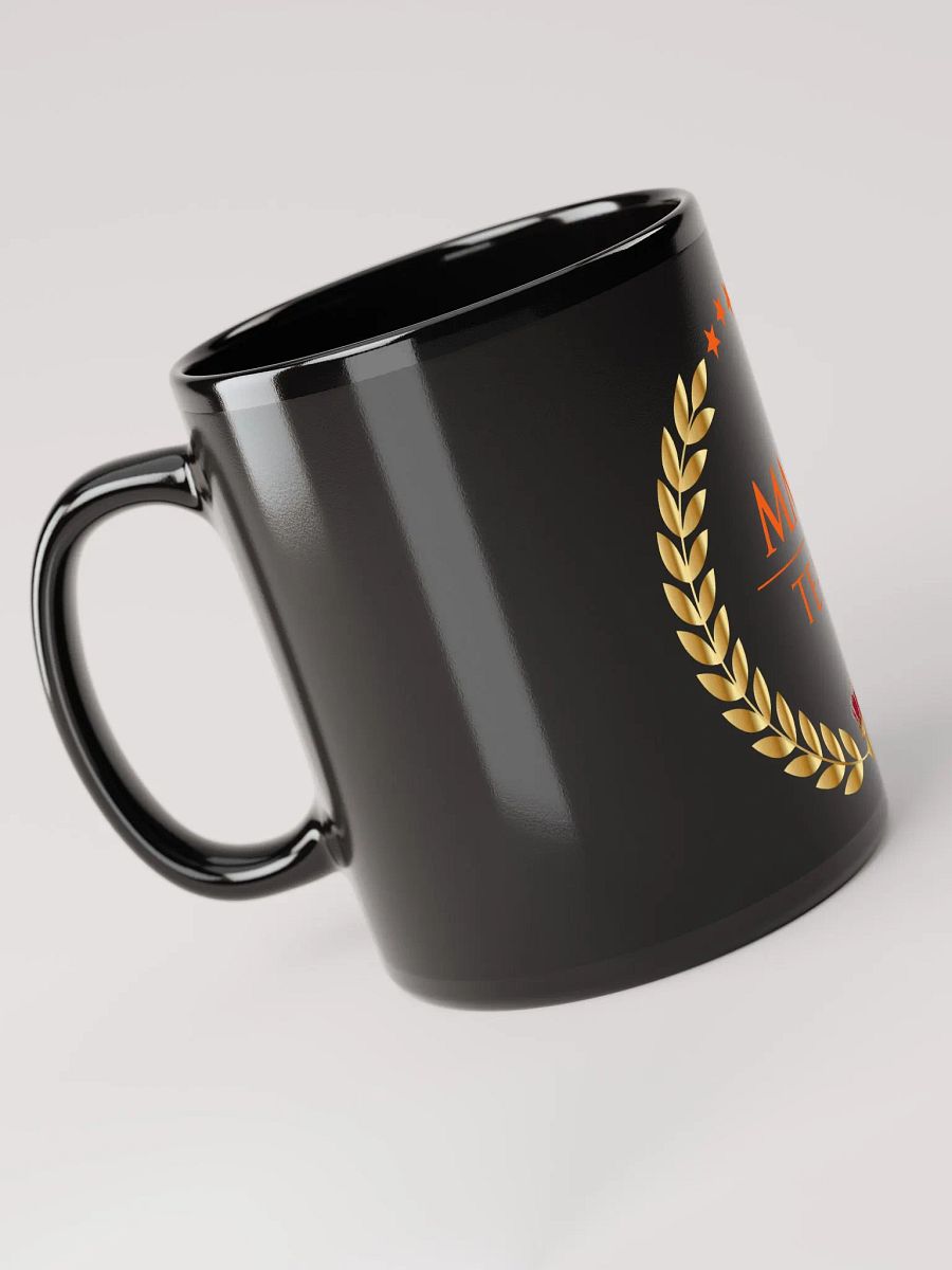 Victory Emblem Black Glossy Mug product image (3)