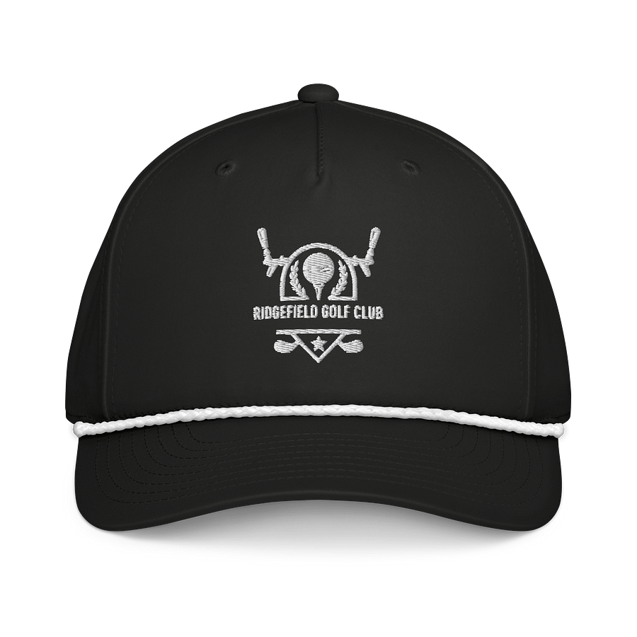 Ridgefield Golf Club Classic Rope Cap B/W product image (1)