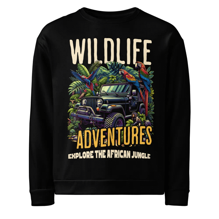 Wildlife Jungle Adventure All-Over Print Sweatshirt product image (1)