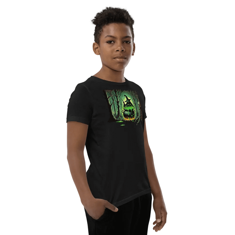 Cauldron Monster Stirring Witch's Brew Youth T-Shirt product image (10)