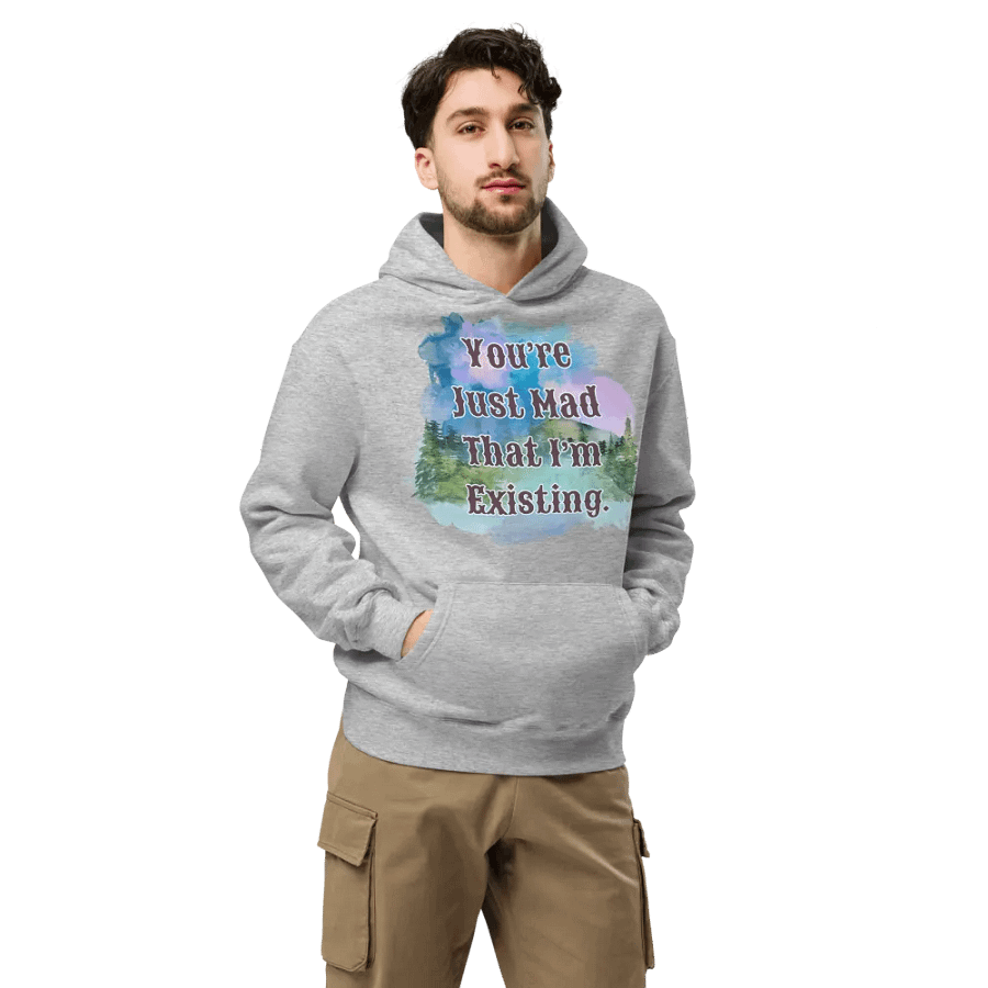 I'm Existing Unisex Oversized Hoodie product image (7)