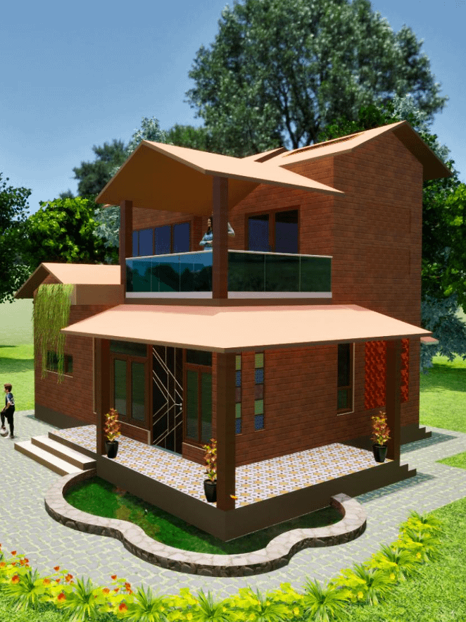 2 STOREY 2BHK TRADITIONAL RESIDENCE product image (1)
