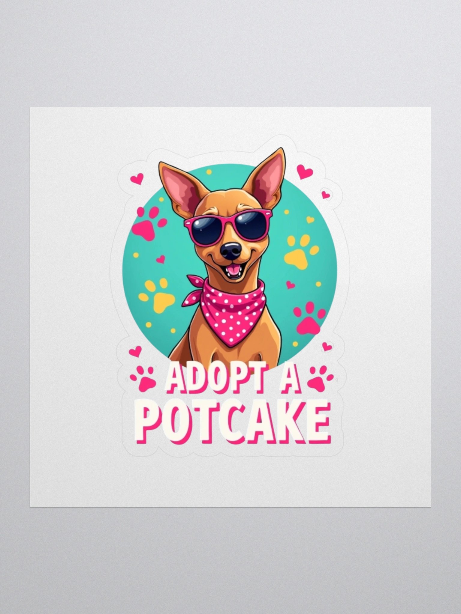 Adopt A Potcake Sticker product image (1)