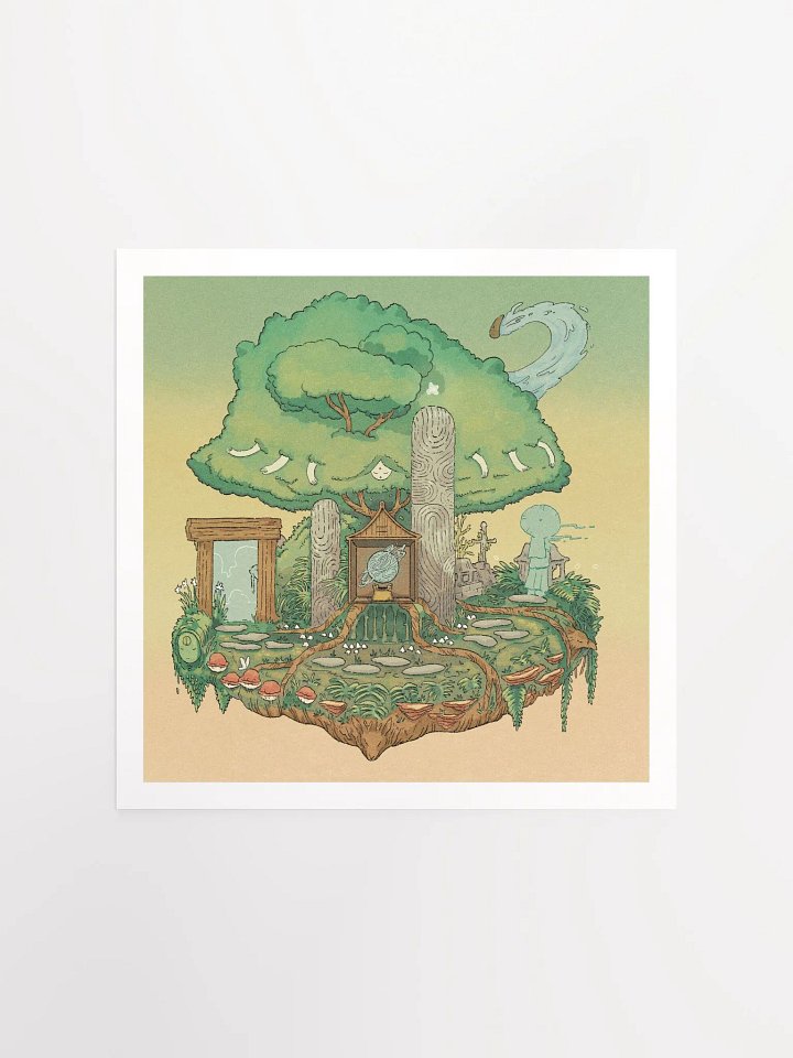 here (not rly) there - art print [back] product image (1)