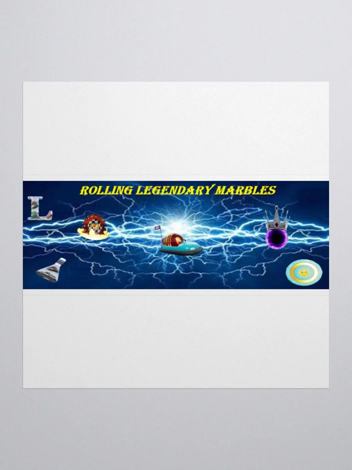 Rolling Legendary Marbles Sticker product image (1)