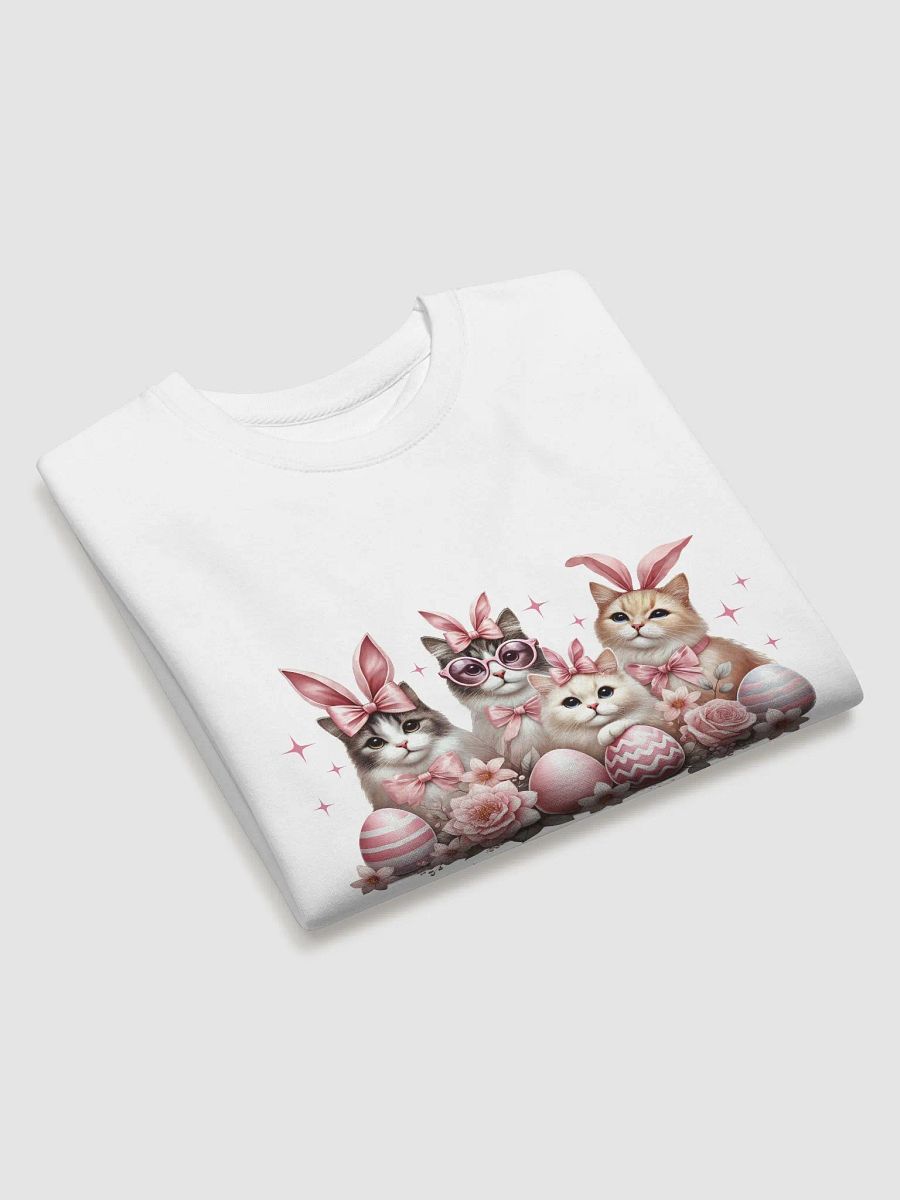 Easter Cats Cotton Sweatshirt product image (3)