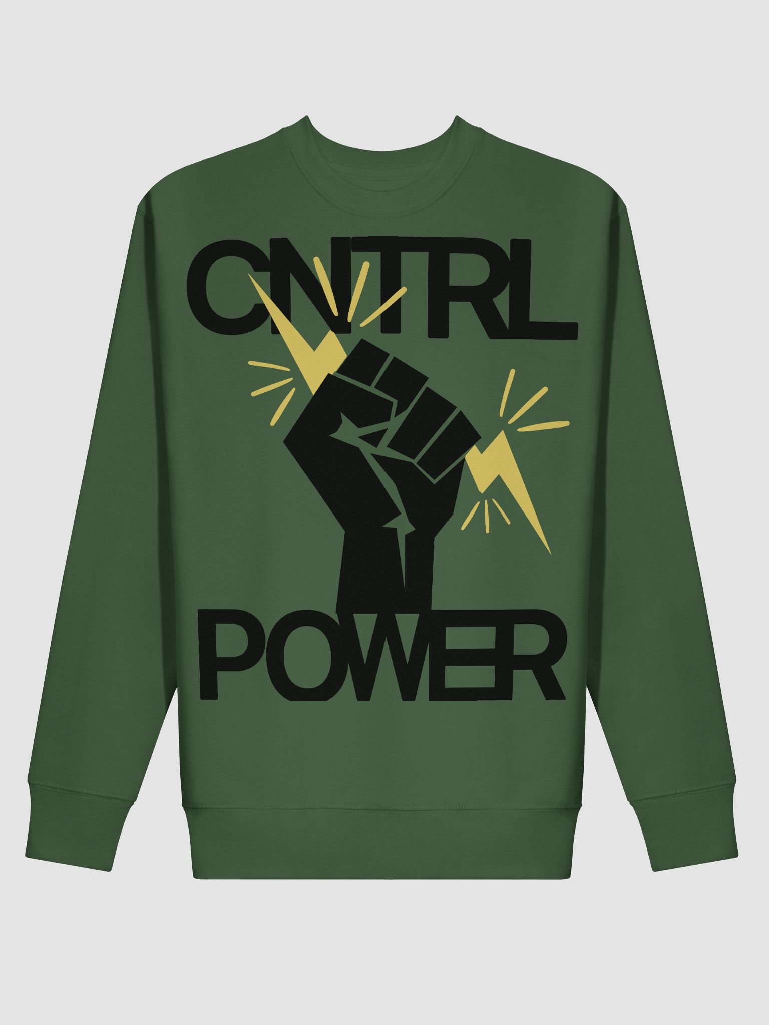 CNTRL (BLK) POWER Crewneck product image (5)