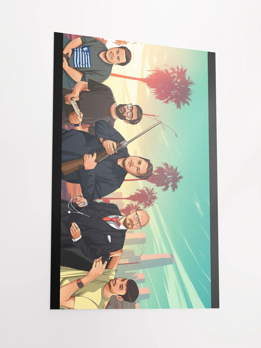 The Five Stooges - GTA Style Paper Poster product image (4)