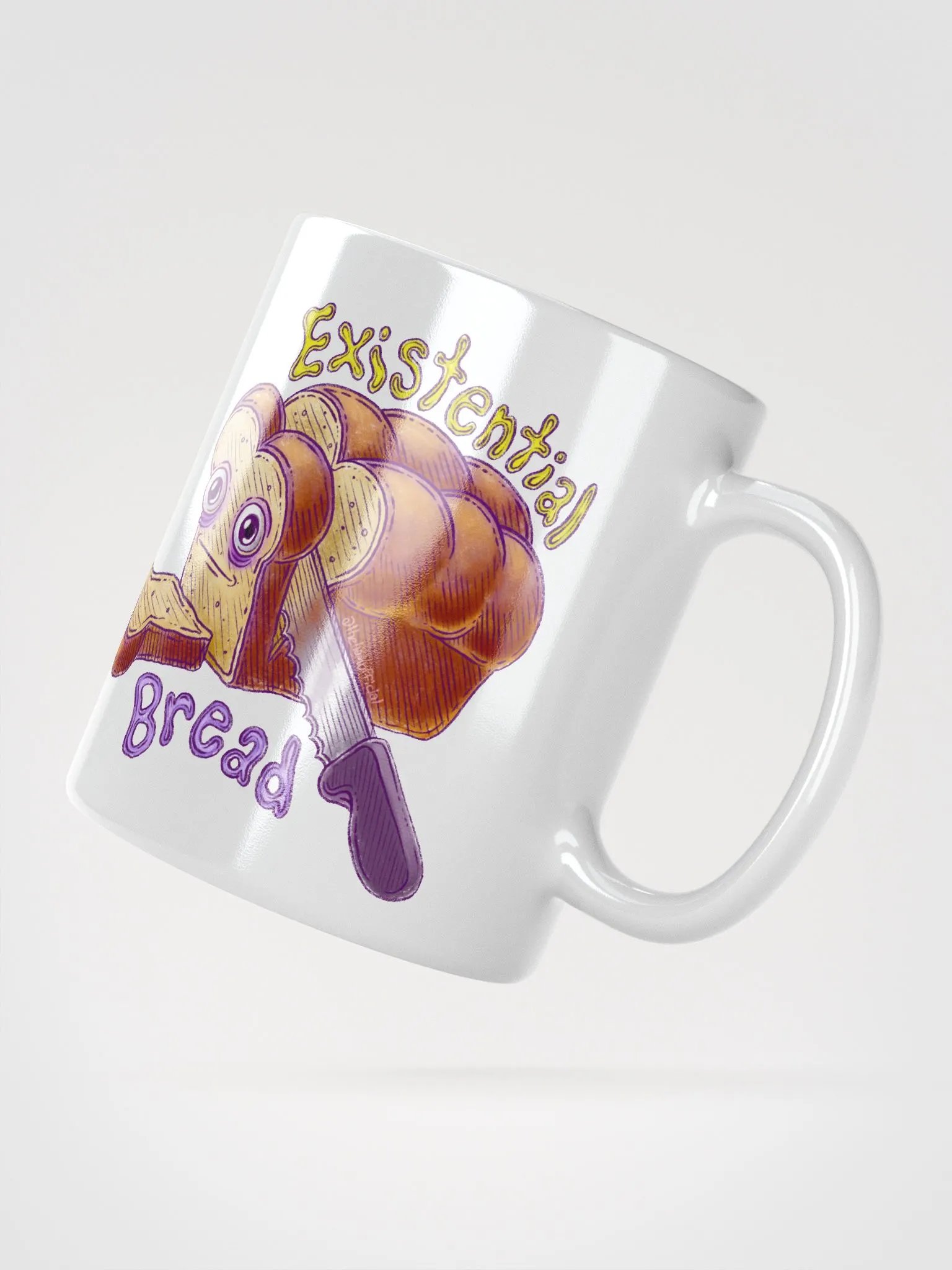 Existential Bread White Mug product image (3)