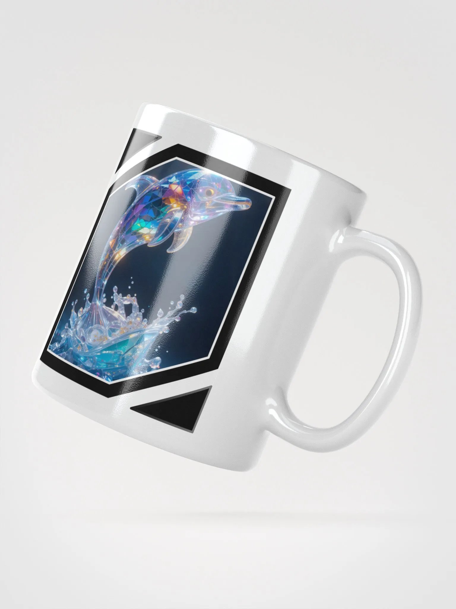 Glossy Mug: Diamond Dolphin product image (2)