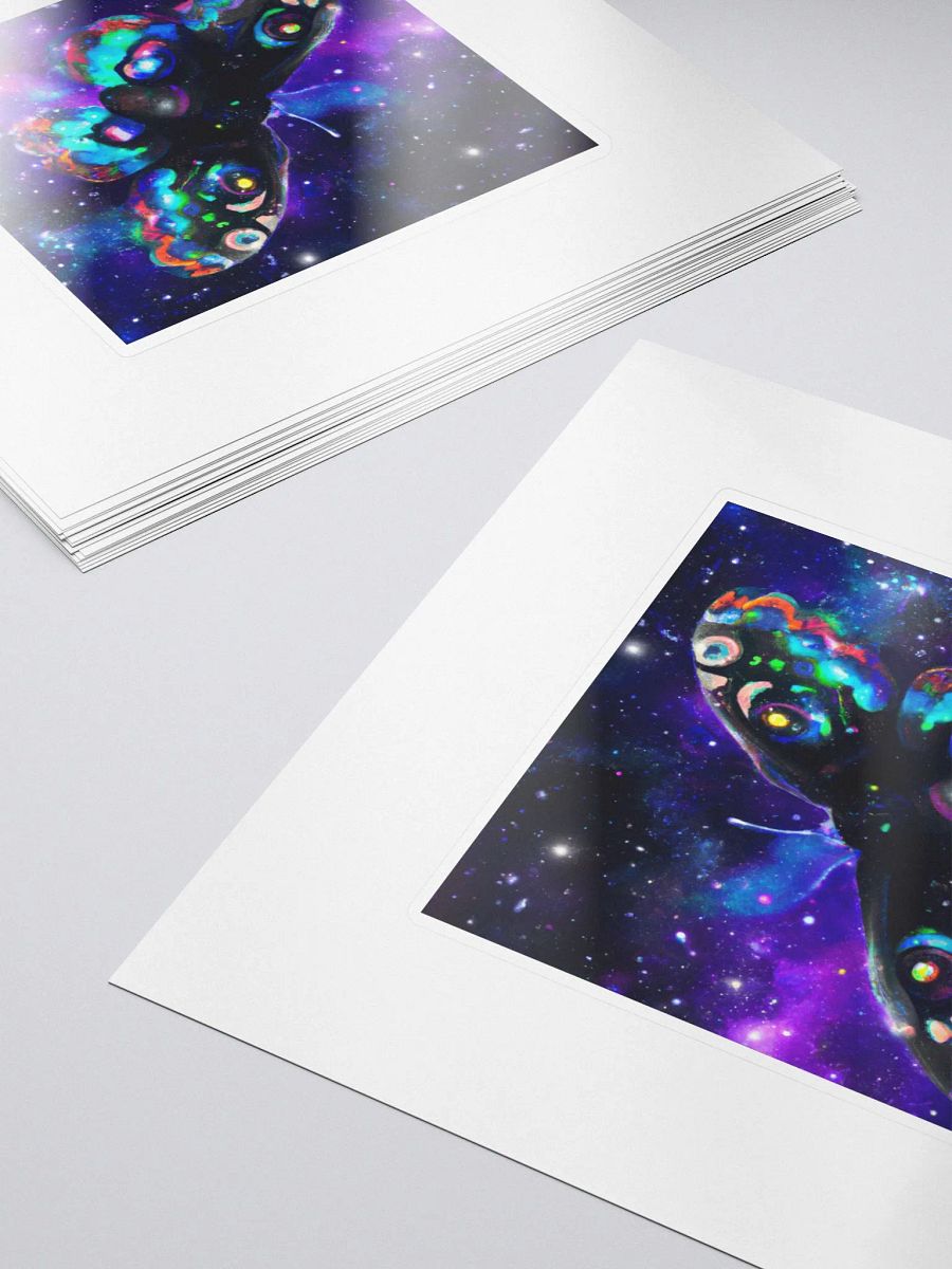 Cute Galactic Butterfly Omega Sticker product image (5)