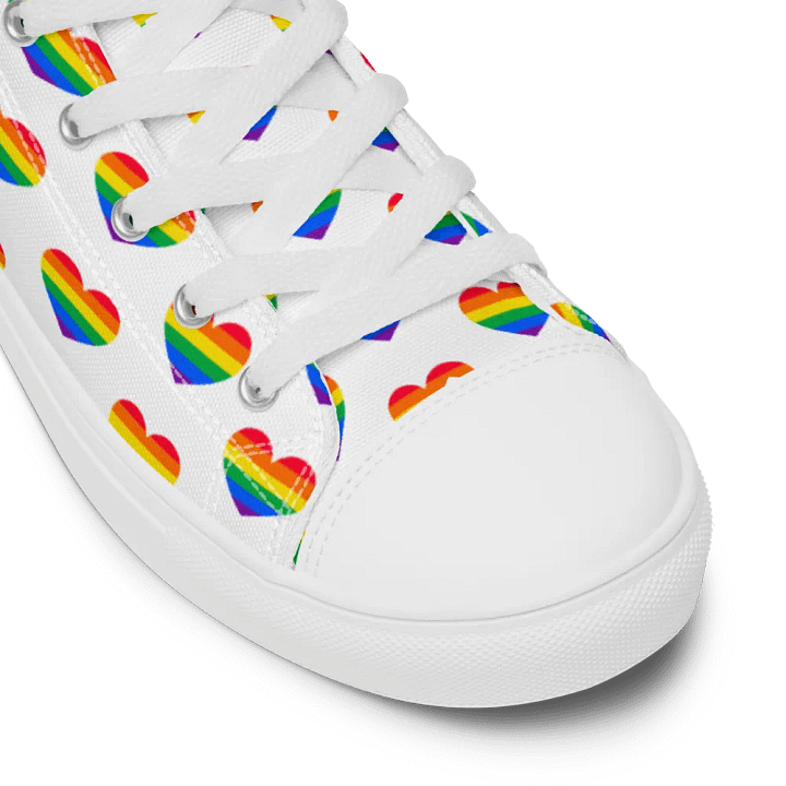 Rainbow Heart High Tops product image (2)
