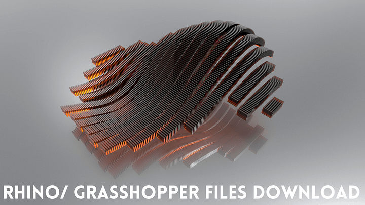 Parametric Brick Facade Design Grasshopper Rhino Files Download product image (1)