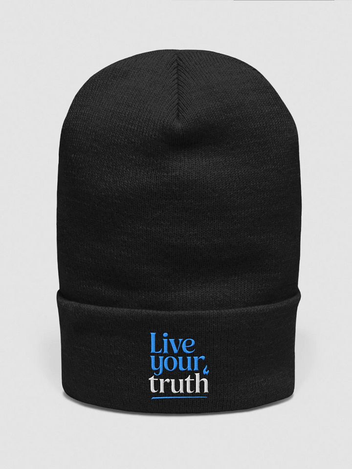 Unlock Your Power with Daniel Radcliffe’s Inspired Quote: Live Your Truth — Wear It Proudly with Our Exclusive Beanie and Transform Your Life Today! product image (1)