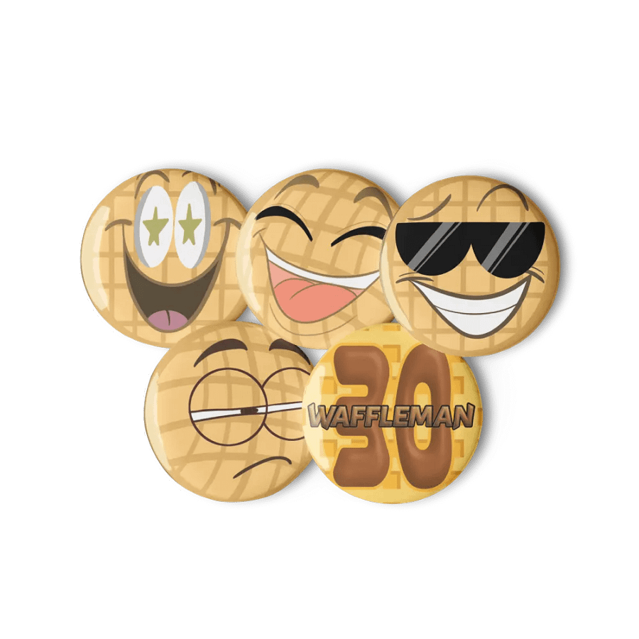 Waffleman Emote Buttons (Series 1) product image (4)