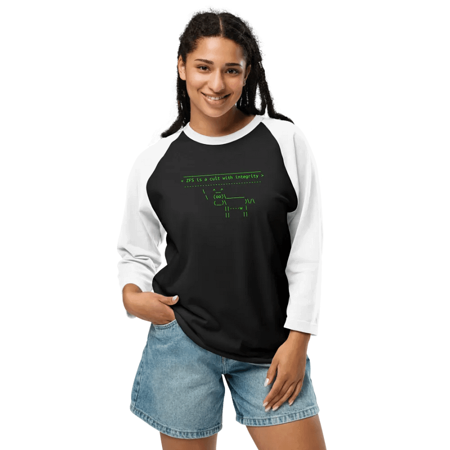 Cult of ZFS - Raglan Tee product image (8)